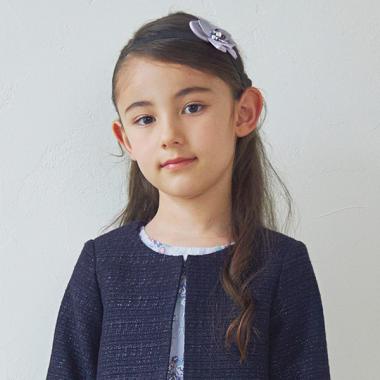 【セレモニー】立体メッシュお花モチーフカチューシャ【日本製】