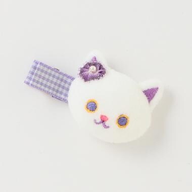 ネコヘアクリップ【日本製】