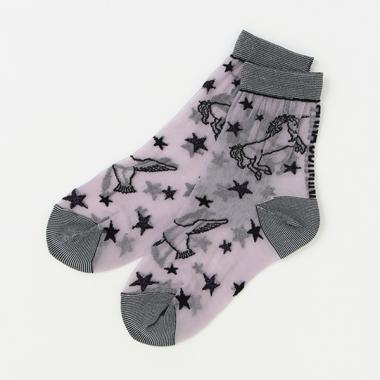 星座クルーソックス【日本製】