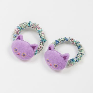 ネコヘアポニー2個セット【日本製】