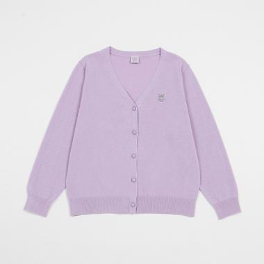 普通丈Vネックカーディガン