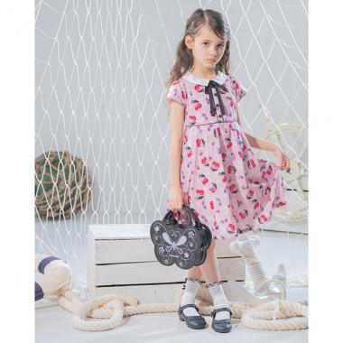 ANNA SUI チェリー総柄ワンピース