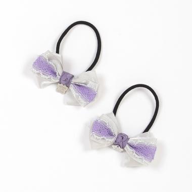 リボンヘアゴム2個セット【日本製】