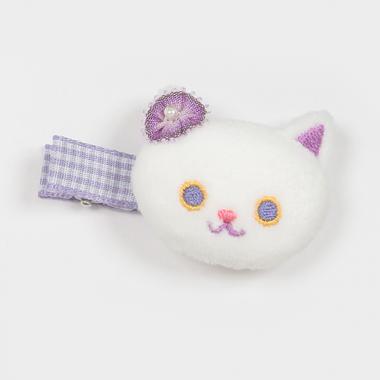 ネコマスコットヘアクリップ【日本製】