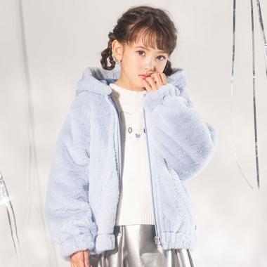 ネコエコファーリバーシブルアウター