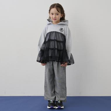 【あったか裏微起毛】ベルトつきワイドパンツ