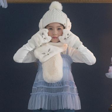 【あったか】トップス・チュールビスチェセット