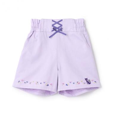 裾ドリーミー刺しゅうショートパンツ