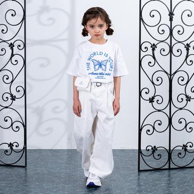 ベルトポーチつきワイドパンツ