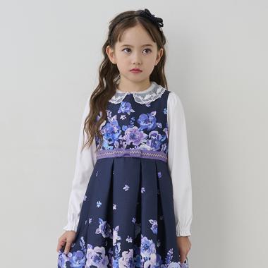 【セレモニー】衿刺しゅうカットブラウス