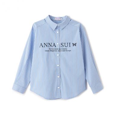 ロゴプリント長袖シャツ