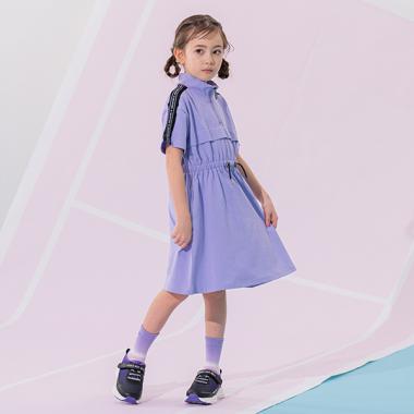 肩ロゴテープカットワンピース