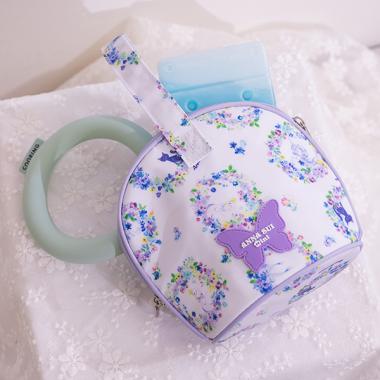 フラワーリース柄クーラーポーチ