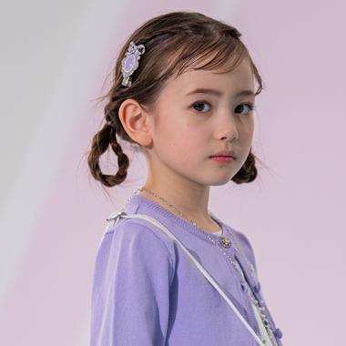 金属モチーフヘアクリップ