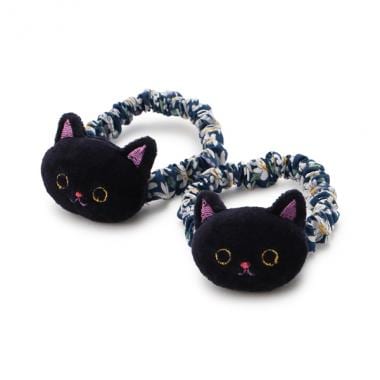 ネコマスコットヘアポニー2個セット