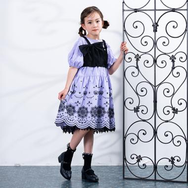 【Premium】ビスチェ＋裾刺しゅうワンピース