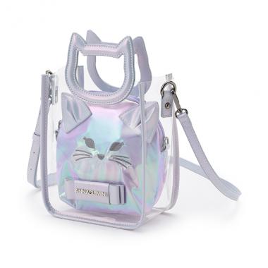 ネコハンドルリボンショルダーバッグ