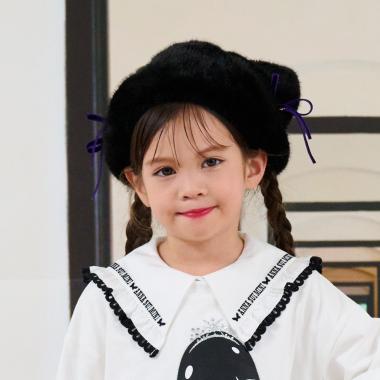 ネコ耳エコファー帽子