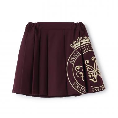 【あったか】エンブレムプリーツSK＋1分丈スパッツ