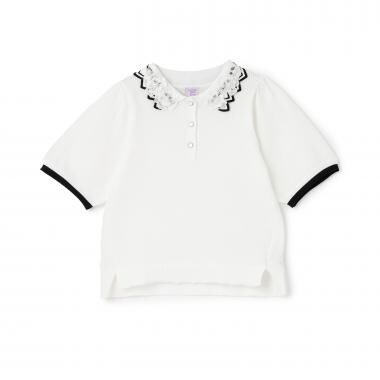 衿映えニットポロシャツ