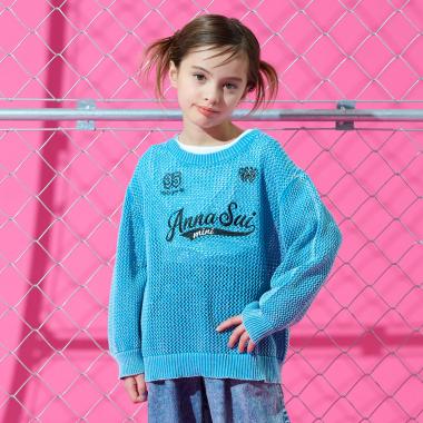 色彩映えメッシュニット＋長袖T