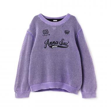 色彩映えメッシュニット＋長袖T