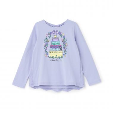 【人気商品再入荷】【直営店で取り扱い無し】ドリーミーケーキプリント長袖Tシャツ