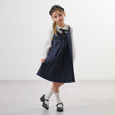 【ceremony】きちんと見えジャンスカ+ブラウスセット