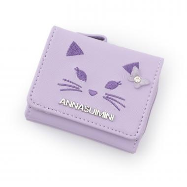 【ceremony】ネコ刺繍財布