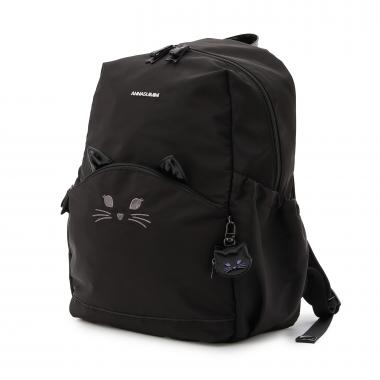 子猫チャーム付きネコリュック約22リットル