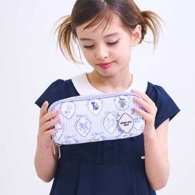 Dreamy Stripe 総柄多機能ポーチ