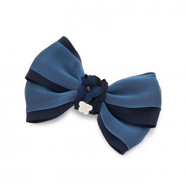 【ceremony】2WAYリボンコサージュ・ヘアクリップ【日本製】