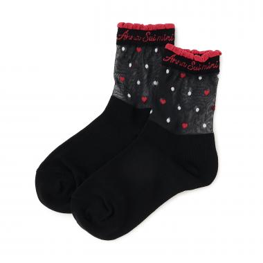 クラシックドットクルーソックス