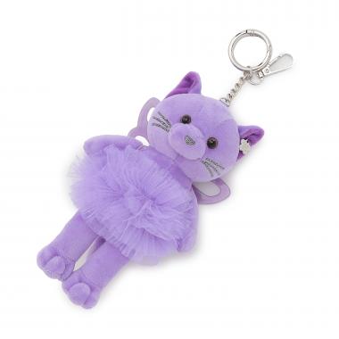 もちもちネコ蝶ゴムつきチャーム