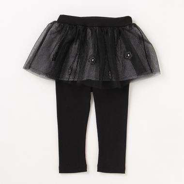 花モチーフつきスカッツ