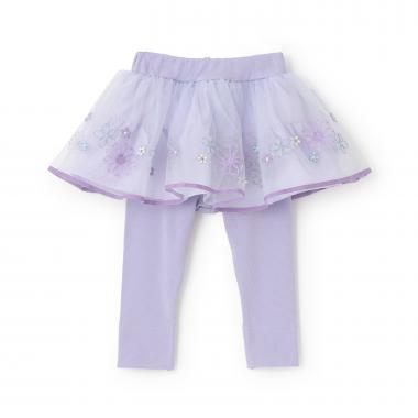 チュールスカートつきレギンス