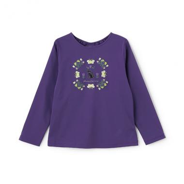 【人気商品再入荷】【直営店で取り扱い無し】Butterfly Heart刺繍長袖Tシャツ