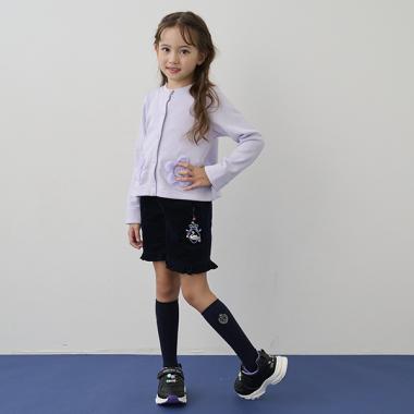 【あったか裏ベロア】刺しゅうショートパンツ