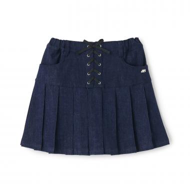 【人気商品再入荷】【直営店で取り扱い無し】レースアッププリーツスカパン