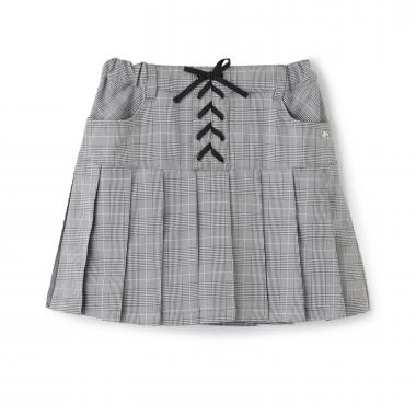 【人気商品再入荷】【直営店で取り扱い無し】レースアッププリーツスカパン