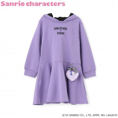 【KUROMI】ファーチャームつきワンピース