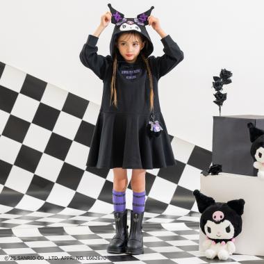 【KUROMI】ファーチャームつきワンピース