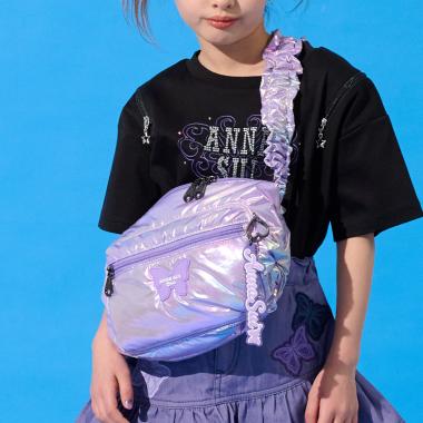 かるふわギャザーボディバッグ