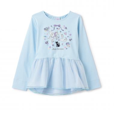 ペプラムチュールドリーミー長袖Tシャツ