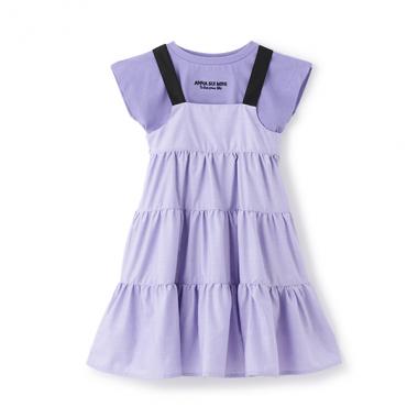 【人気商品再入荷】【直営店で取り扱い無し】短丈Tシャツ+ジャンスカ