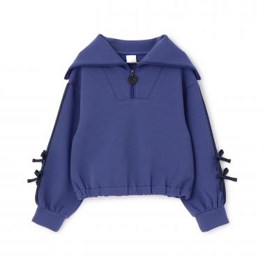 【人気商品再入荷】【直営店で取り扱い無し】短丈ジップアップセーラートレーナー