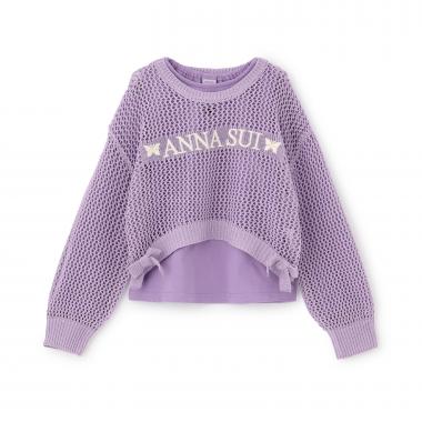 【人気商品再入荷】【直営店で取り扱い無し】メッシュニット＋長袖Tシャツ