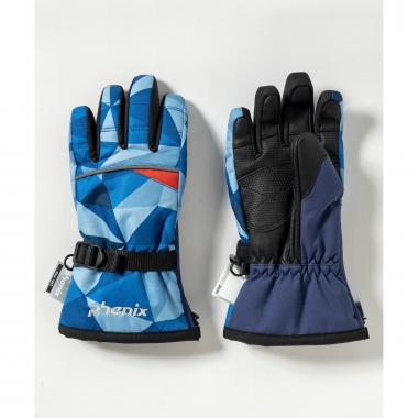 【phenix(フェニックス)】Triangular Panel Junior Gloves トライアングラーパネルジュニアグローブ/キッズ/子供用 スノーグローブ/スキーウェア/手袋/5本指