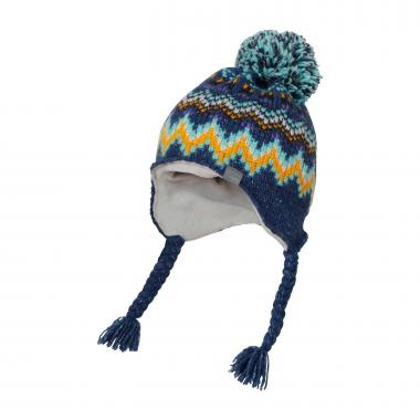 【phenix(フェニックス)】Mix Border Junior Earflap Beanie キッズ/スキーウェア/ニット帽/キャップ/ビーニー