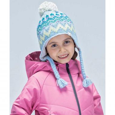 【phenix(フェニックス)】Mix Border Junior Earflap Beanie キッズ/スキーウェア/ニット帽/キャップ/ビーニー